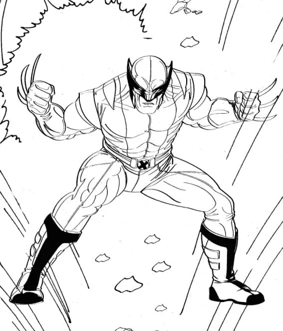 Wolverine Coloring Pages 67