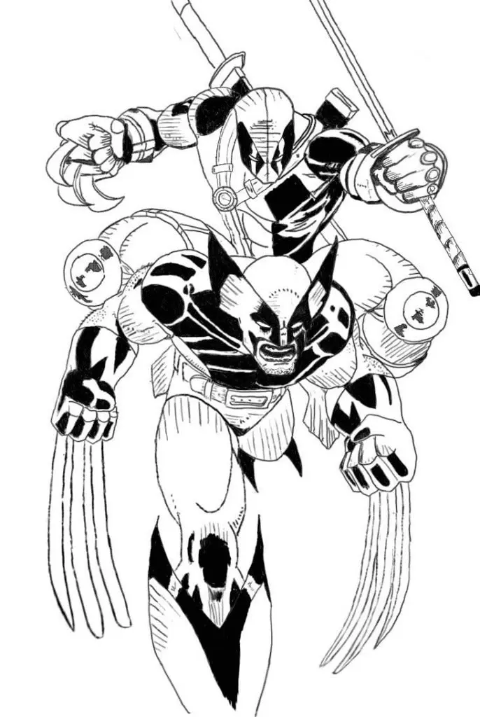 Wolverine Coloring Pages 73