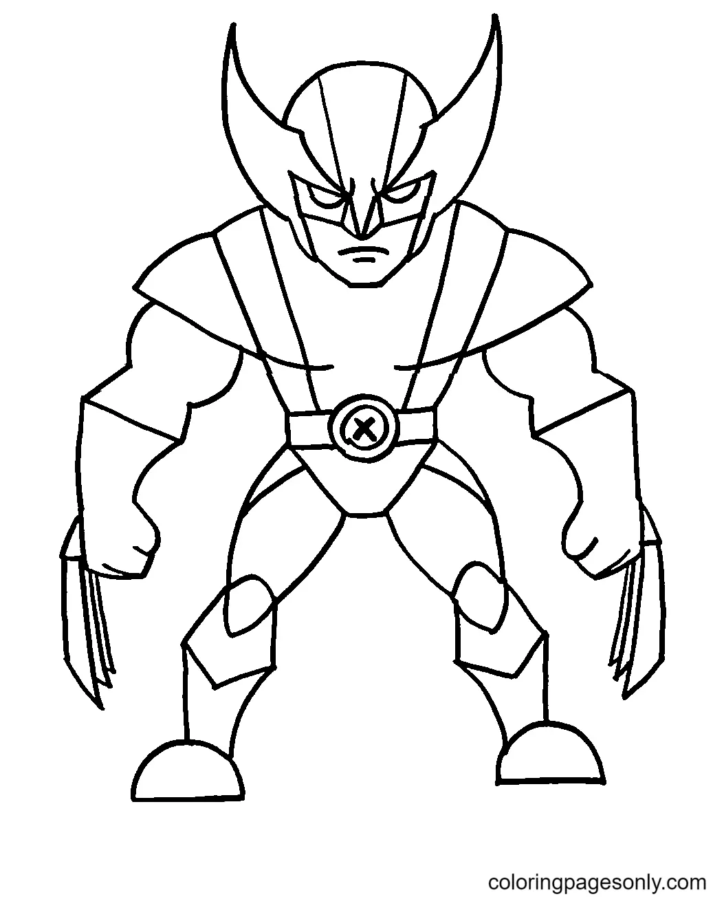 Wolverine Para Colorear 86