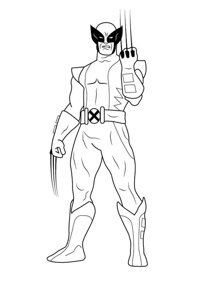 Wolverine Para Colorear 90