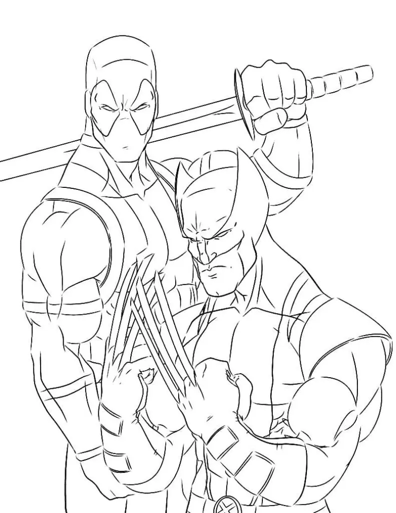 Wolverine Coloring Pages 95