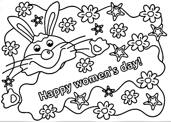 Womens day Coloring Pages 115