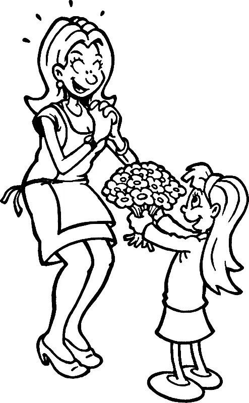 Womens day Coloring Pages 116