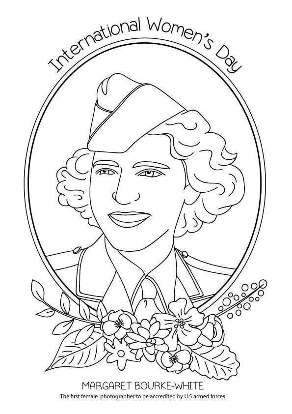 Womens day Coloring Pages 190