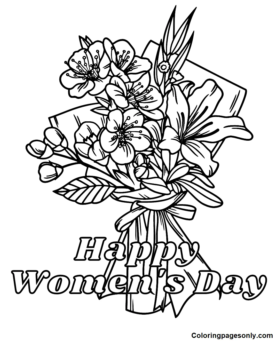 Womens day Coloring Pages 56