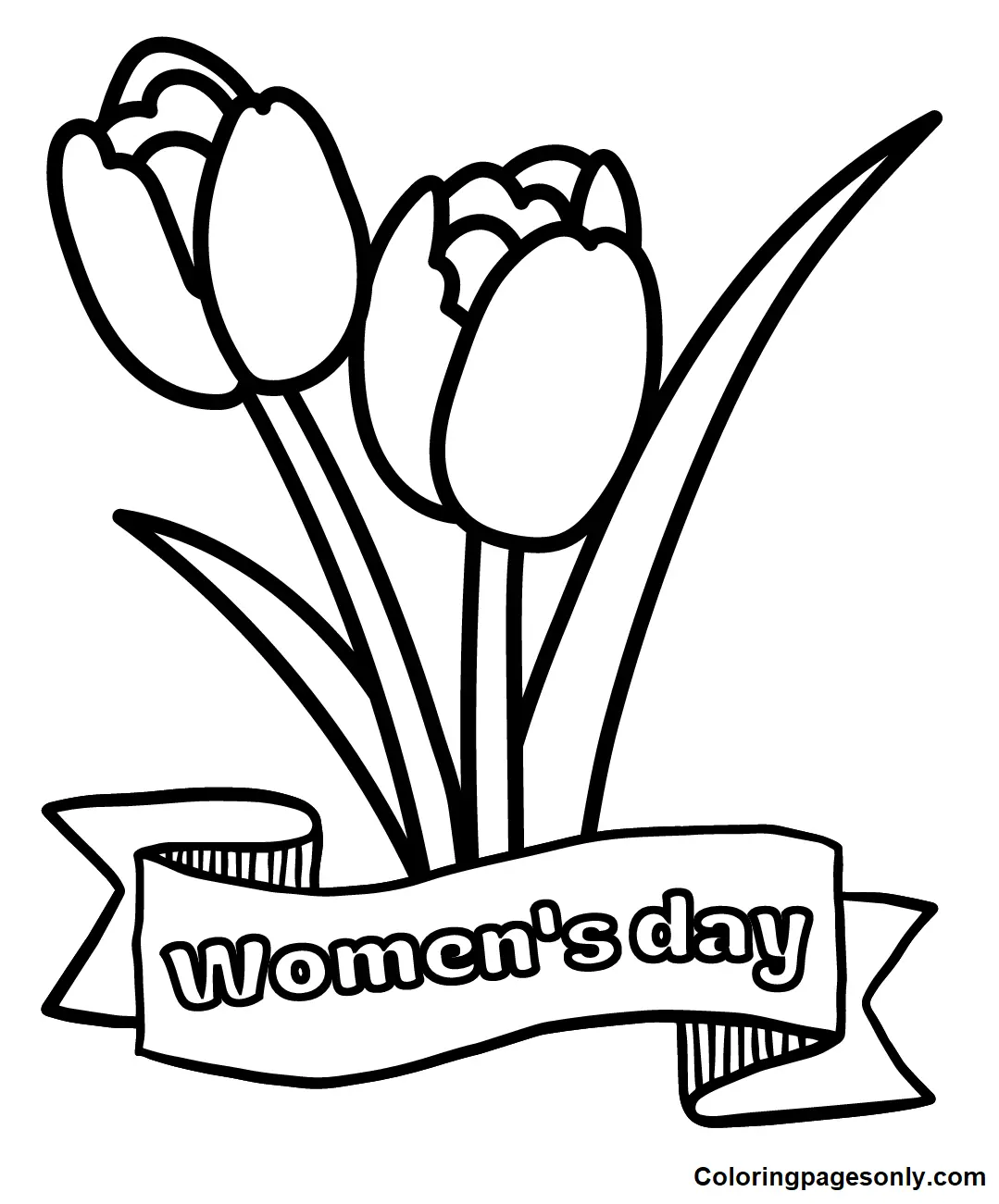 Womens day Coloring Pages 57