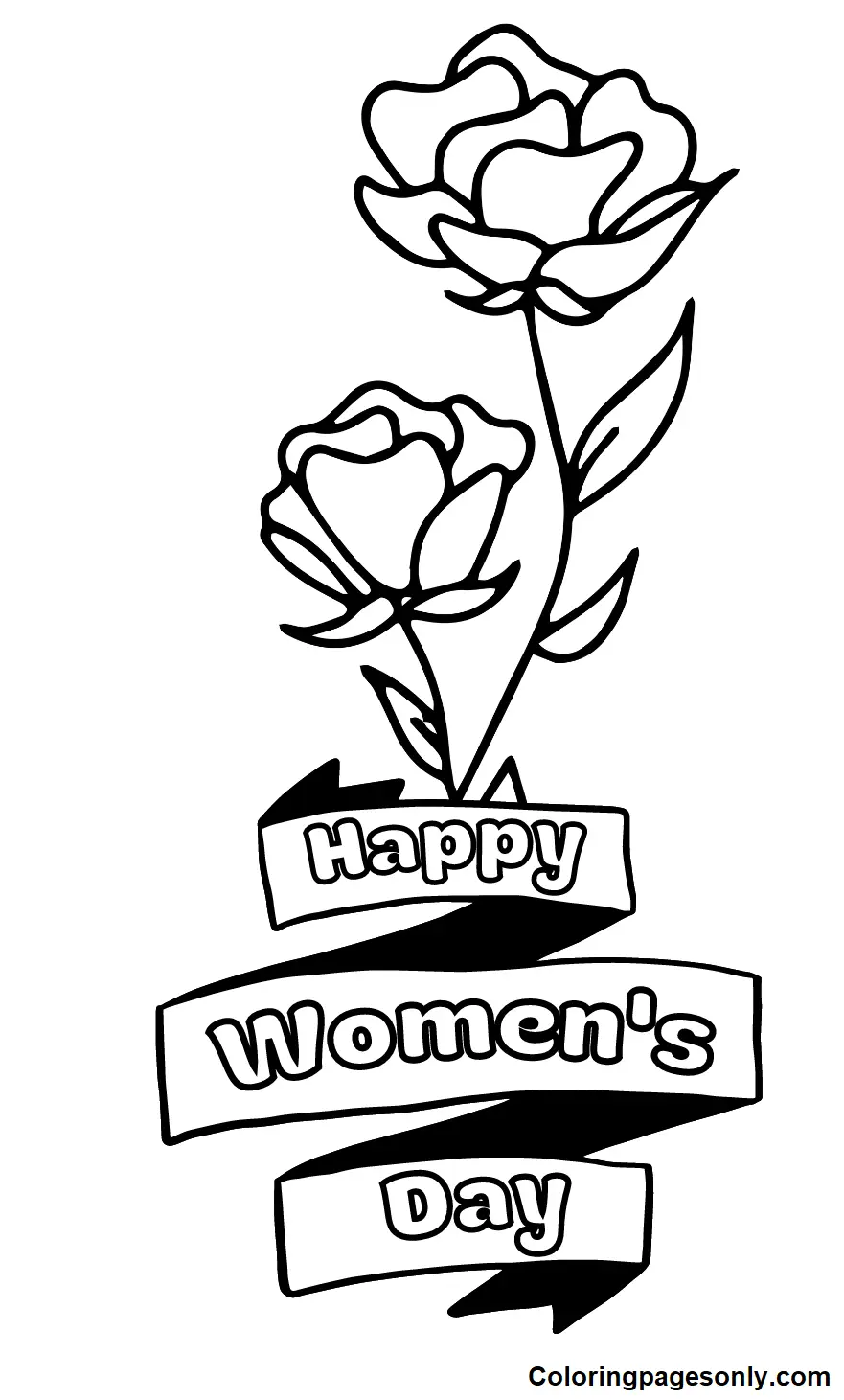 Womens day Coloring Pages 71