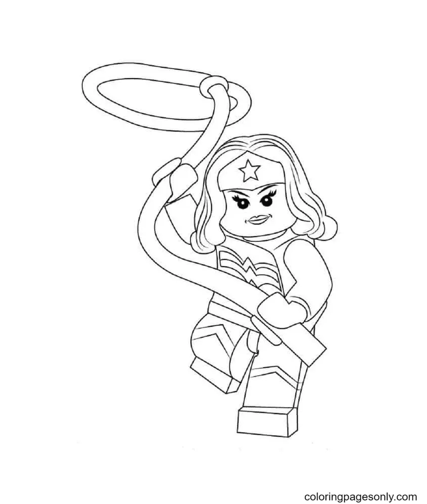 Wonder Woman Coloring Pages 103