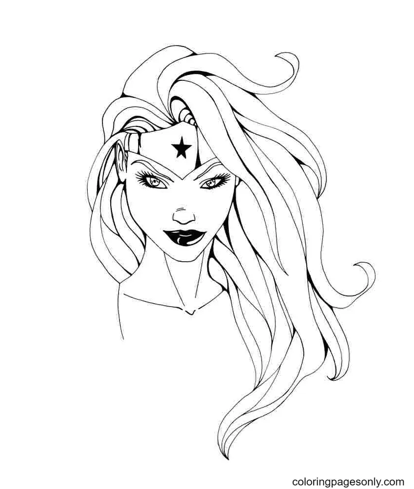 Wonder Woman Coloring Pages 89