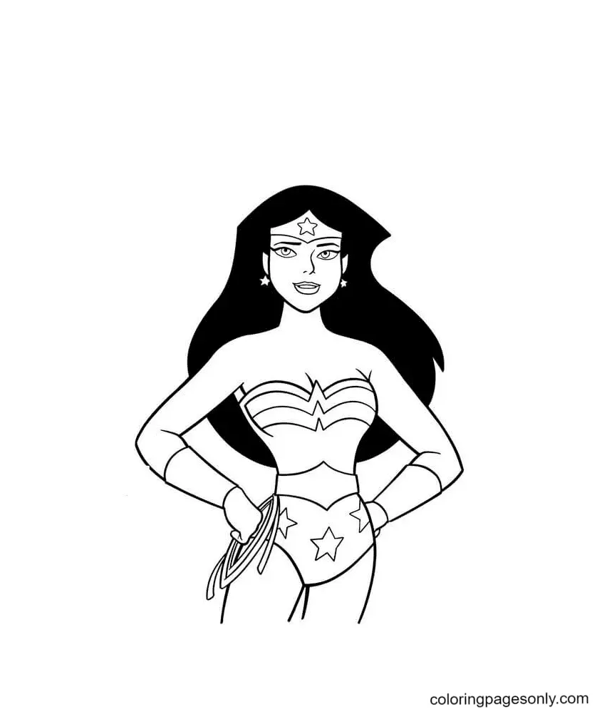 Wonder Woman Coloring Pages 92