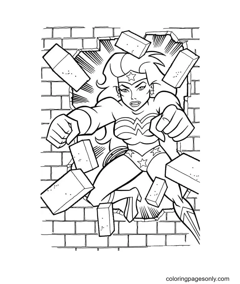 Wonder Woman Coloring Pages 94