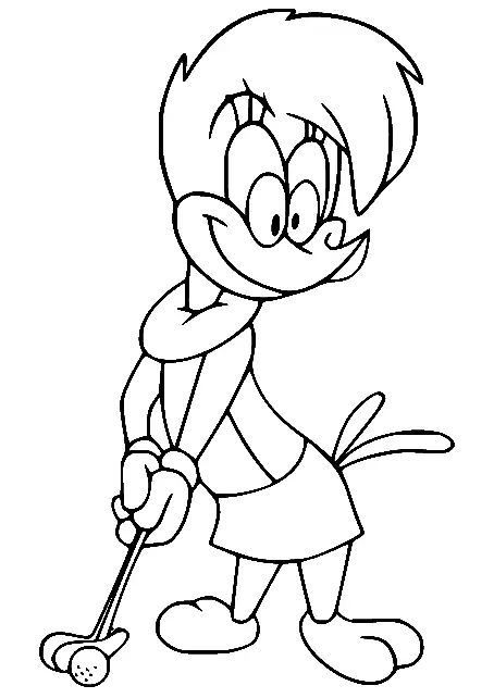 Woody Woodpecker Coloring Pages 106