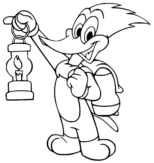 Woody Woodpecker Coloring Pages 113