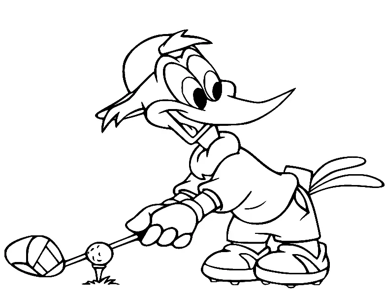 Woody Woodpecker Coloring Pages 52