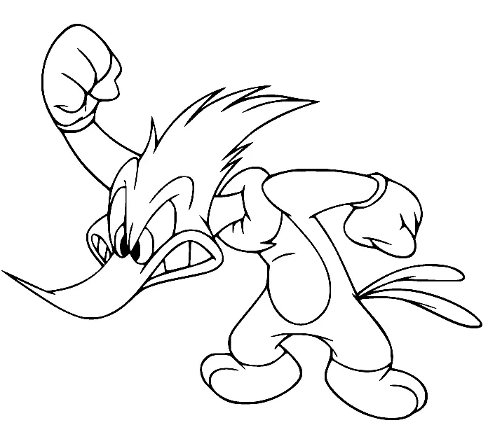 Woody Woodpecker Coloring Pages 65