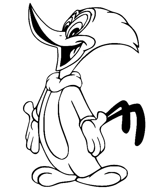 Woody Woodpecker Coloring Pages 69