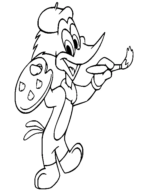 Woody Woodpecker Coloring Pages 75