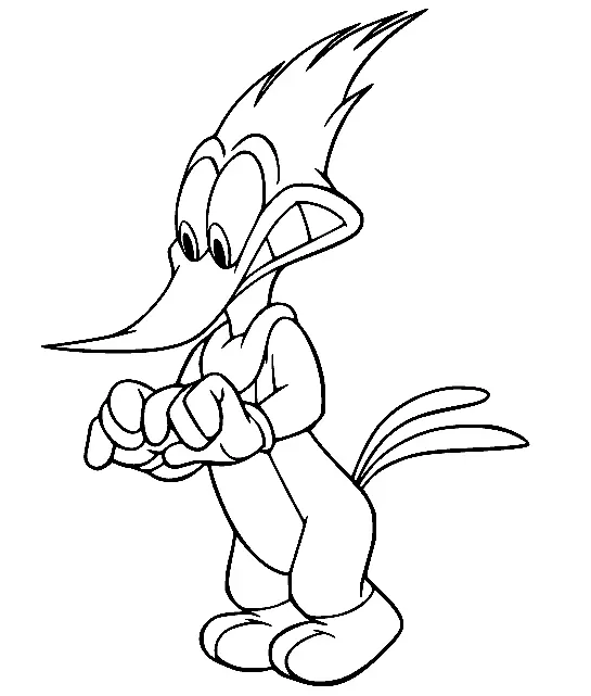 Woody Woodpecker Coloring Pages 79