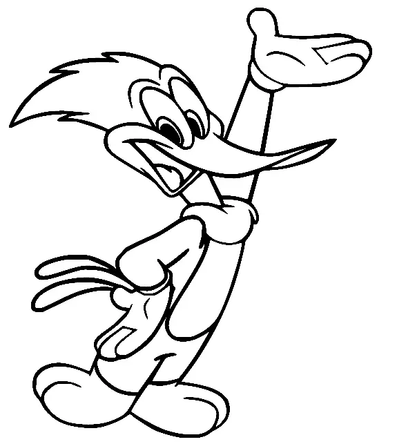 Woody Woodpecker Coloring Pages 86