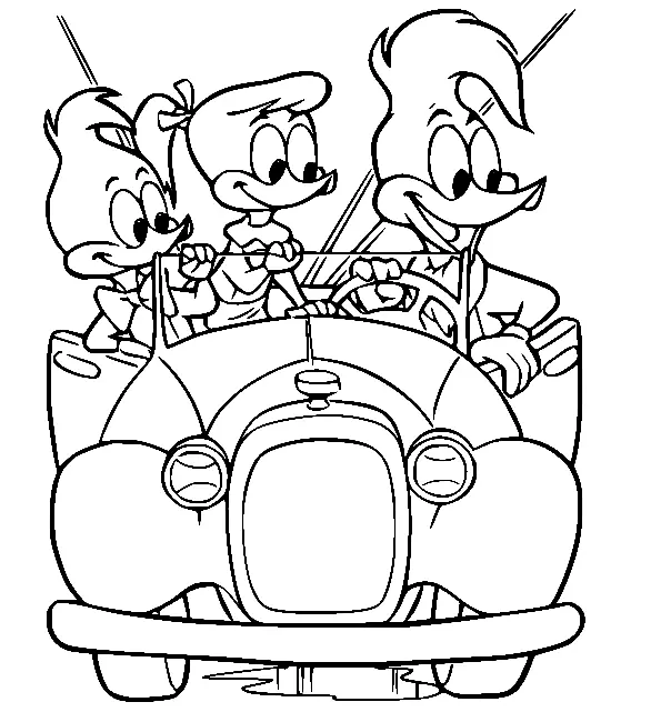 Woody Woodpecker Coloring Pages 88