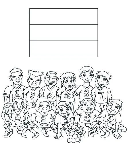 World Cup 2018 Flags Coloring Pages 116