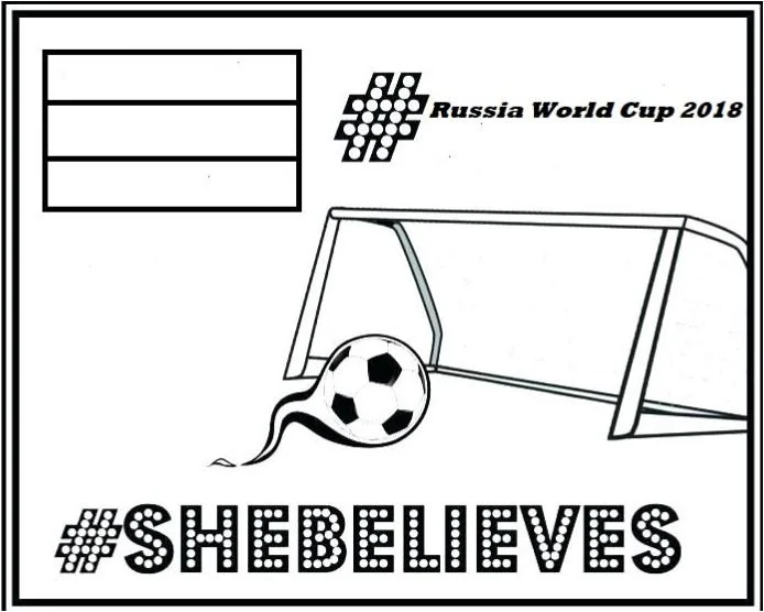 World Cup 2018 Flags Coloring Pages 82