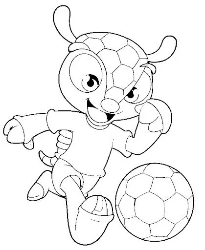 Desenhos de Logotipo Da Copa Do Mundo Para Colorir 89