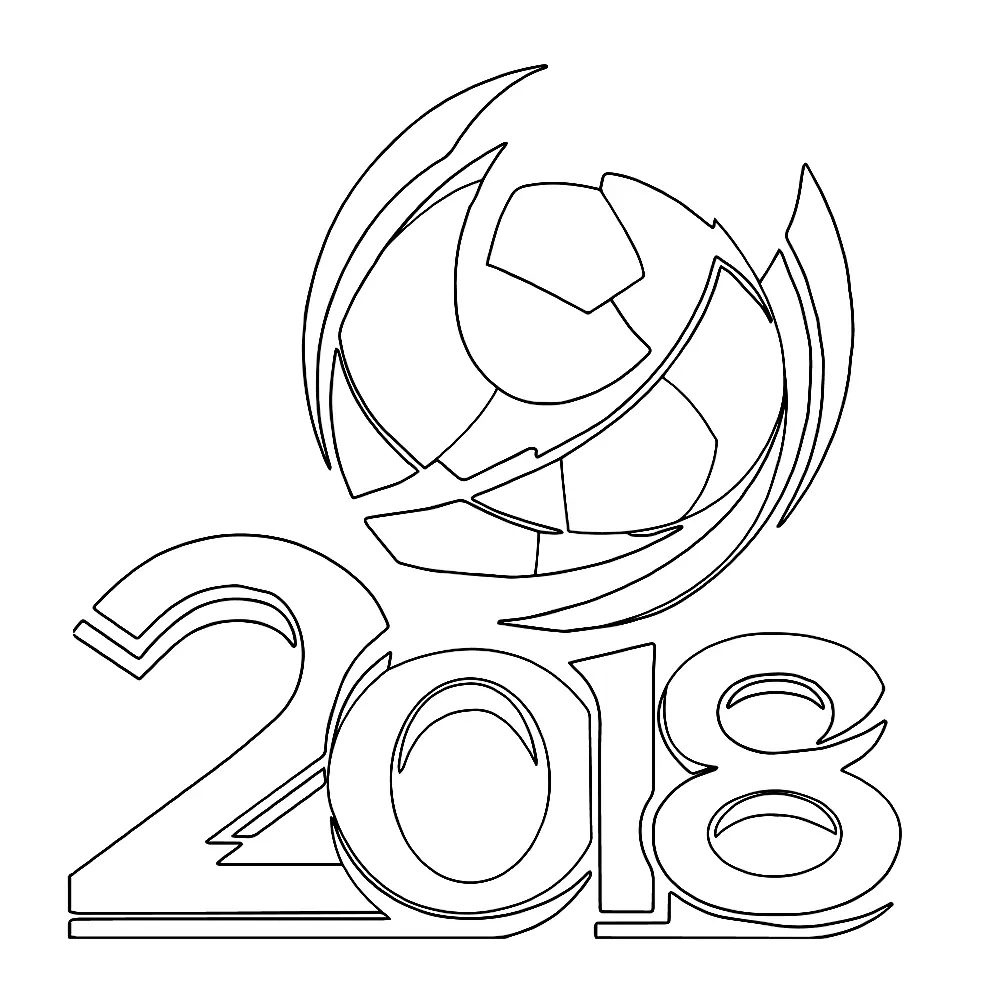 Desenhos de Logotipo Da Copa Do Mundo Para Colorir 91