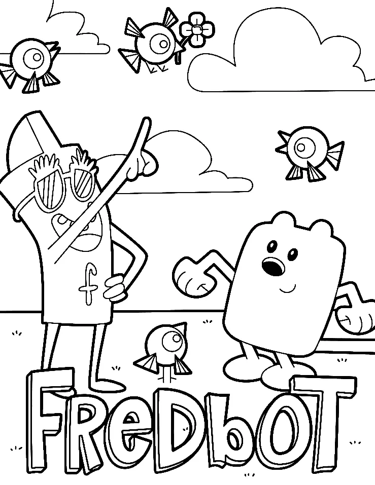 Wow Wow Wubbzy Para Colorear 63