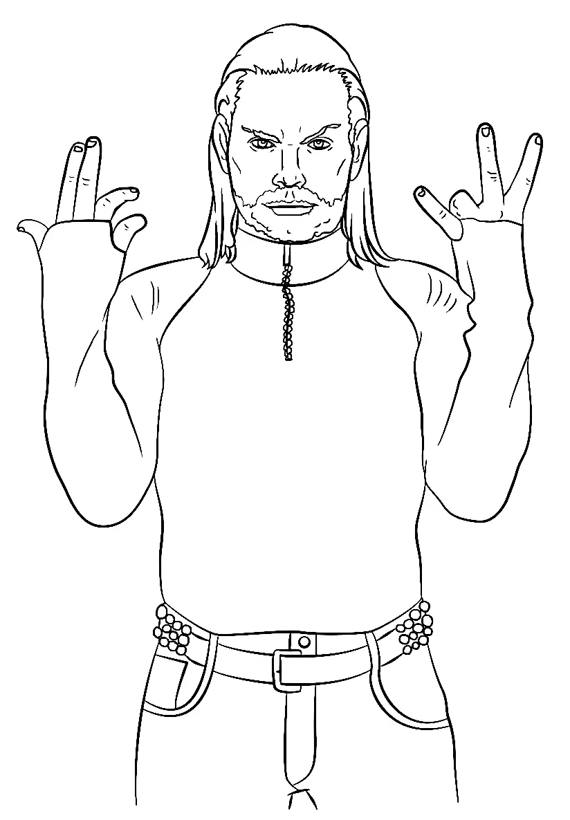 WWE Coloring Pages 50