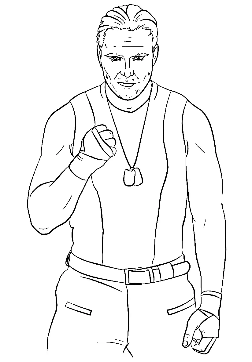 WWE Coloring Pages 55