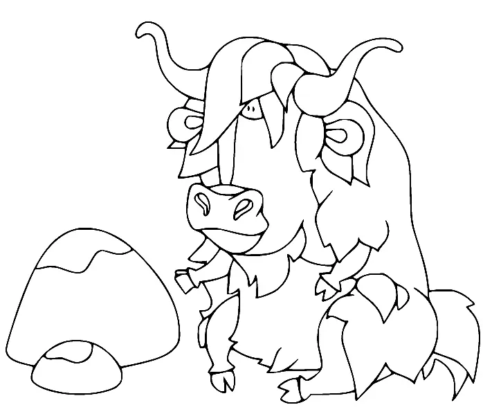 Yak Coloring Pages