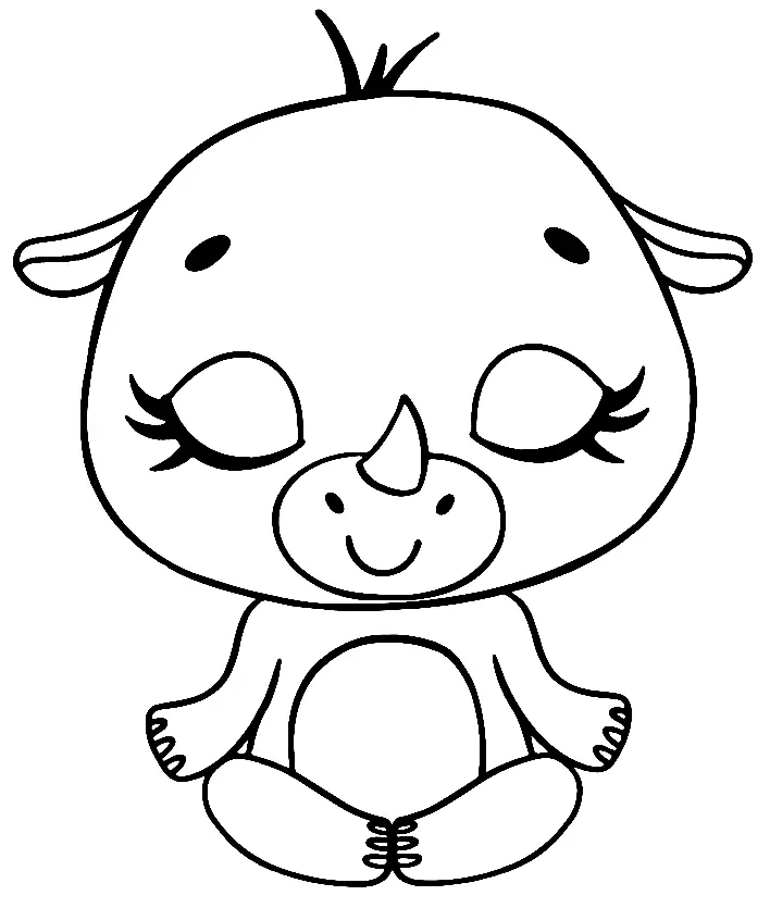 Desenhos de Yoga Para Colorir 52