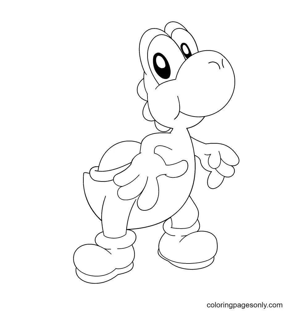 Desenhos de Yoshi Para Colorir 52