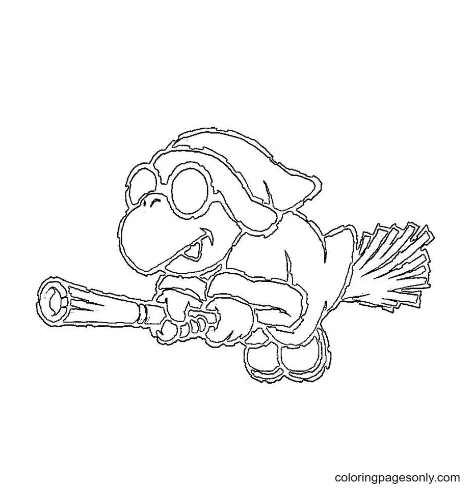 Yoshi Coloring Pages 63