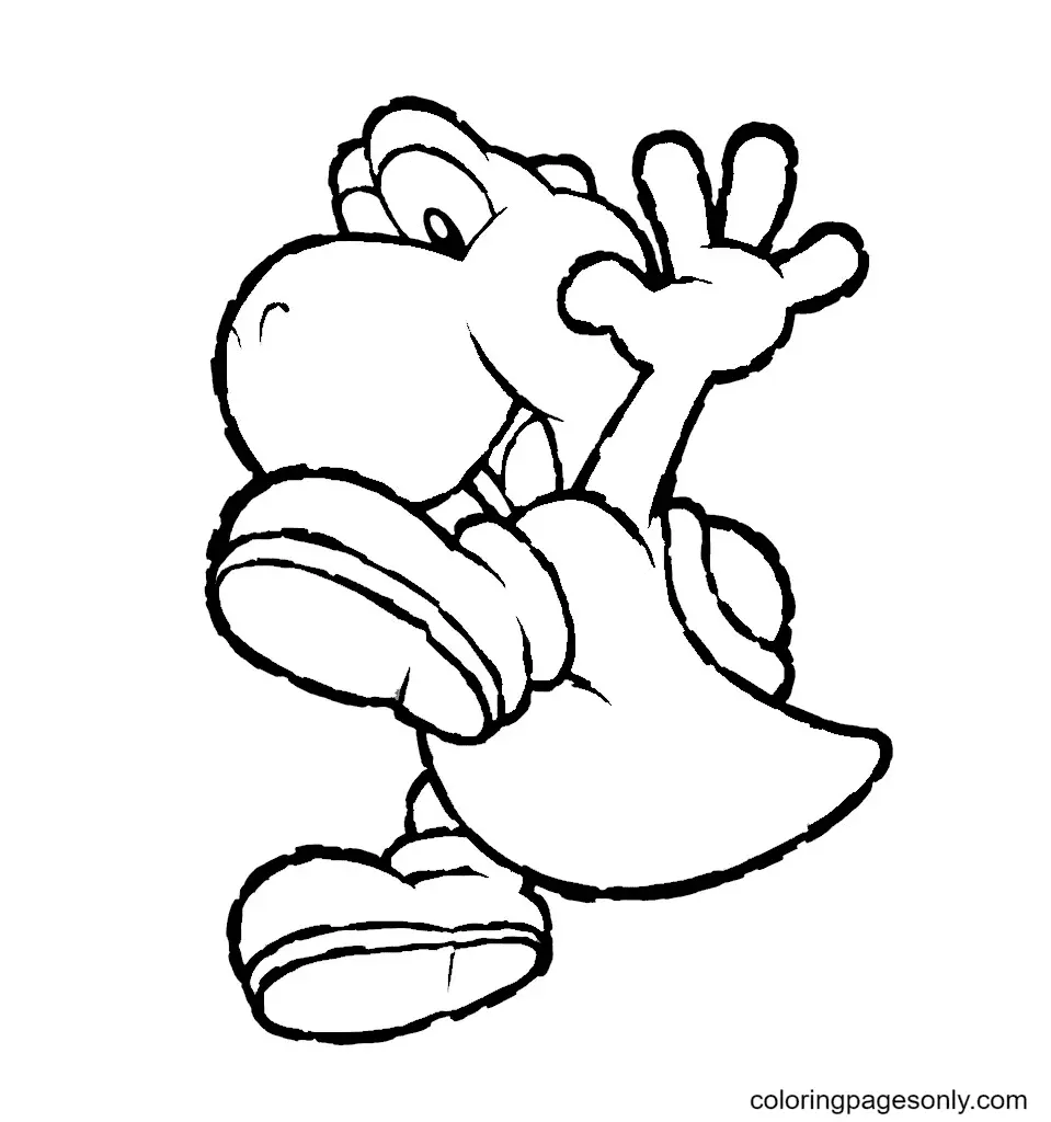 Desenhos de Yoshi Para Colorir 65