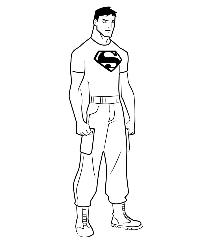 Young Justice Coloring Pages 5