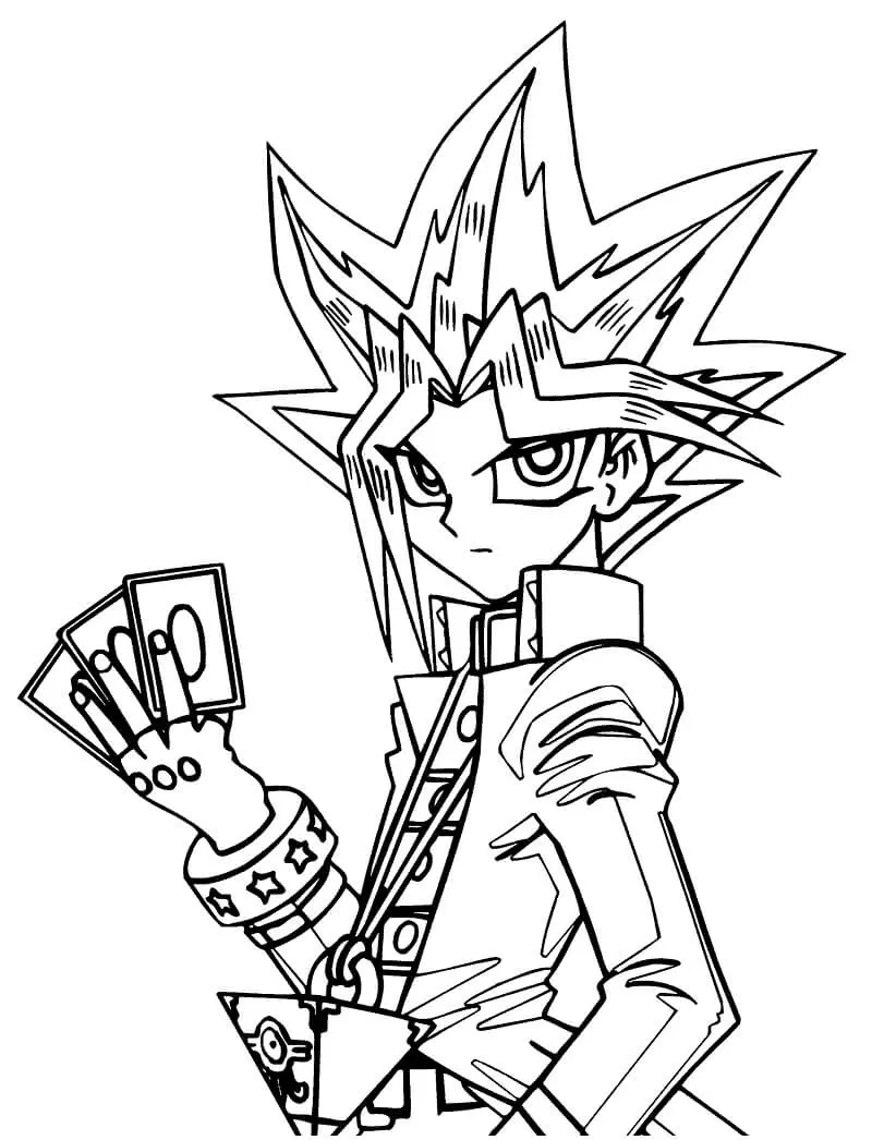 Yu Gi Oh Coloring Pages 50