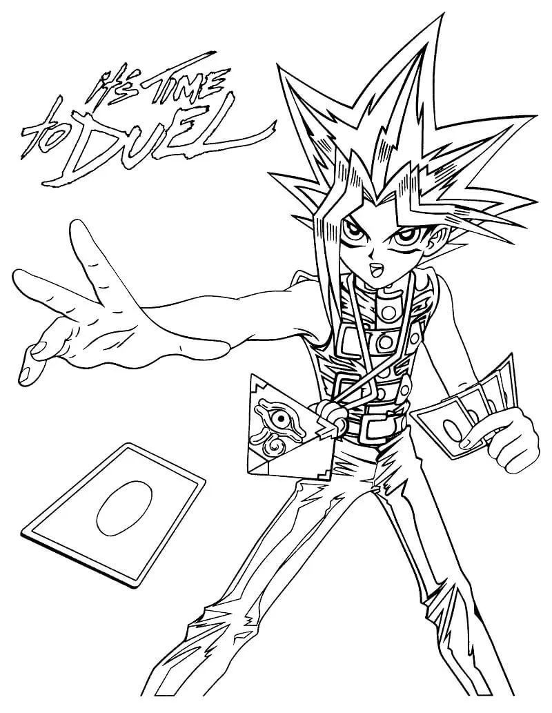 Yu Gi Oh Coloring Pages 64