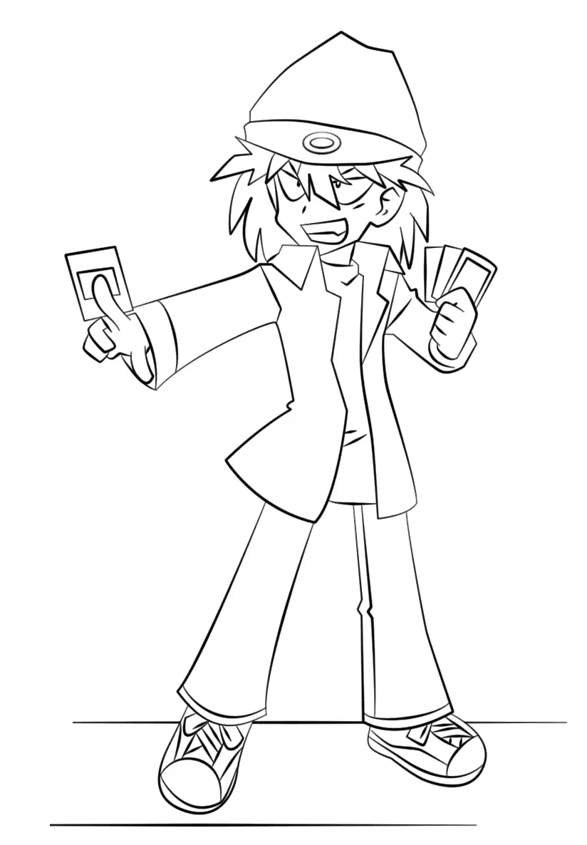 Yu Gi Oh Coloring Pages 75