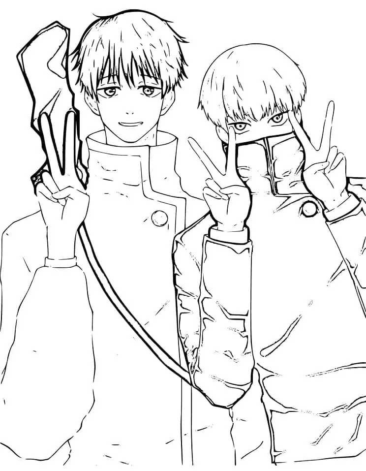 Yuta Okkotsu Coloring pages 3