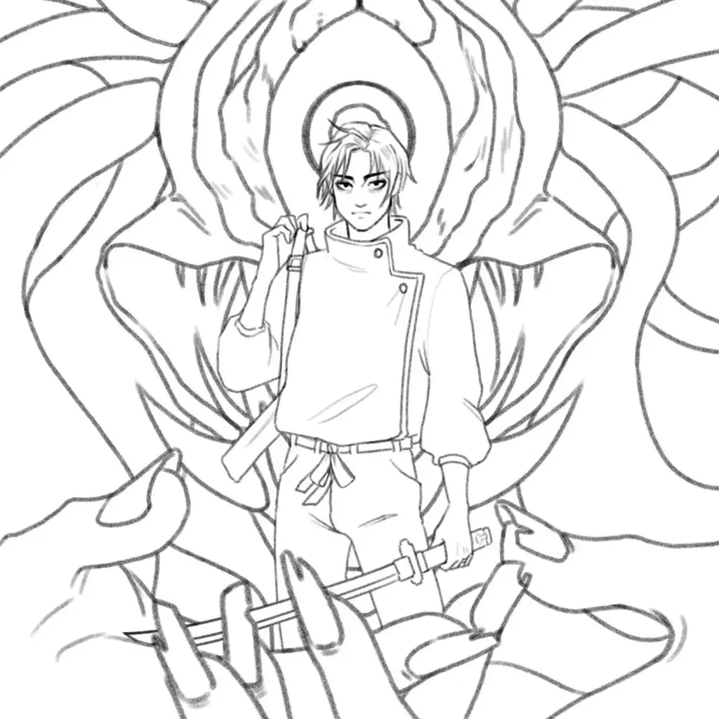 Yuta Okkotsu Coloring pages 6