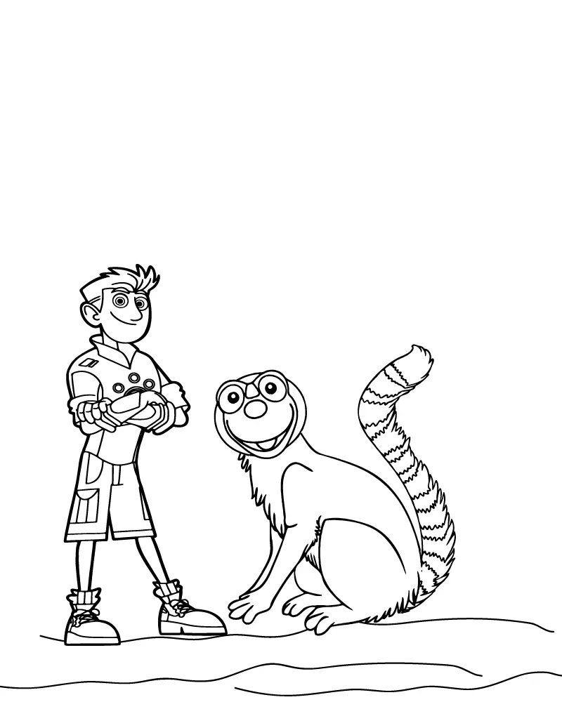 Zoboomafoo Para Colorir 11