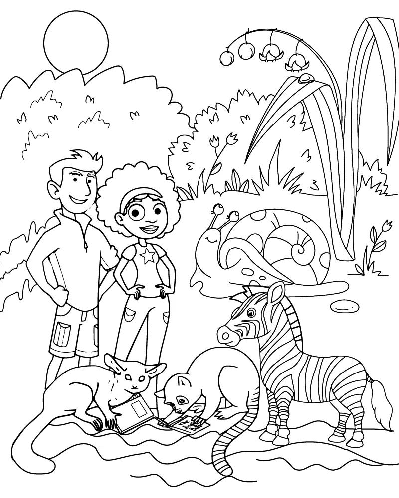 Zoboomafoo Para Colorir 14