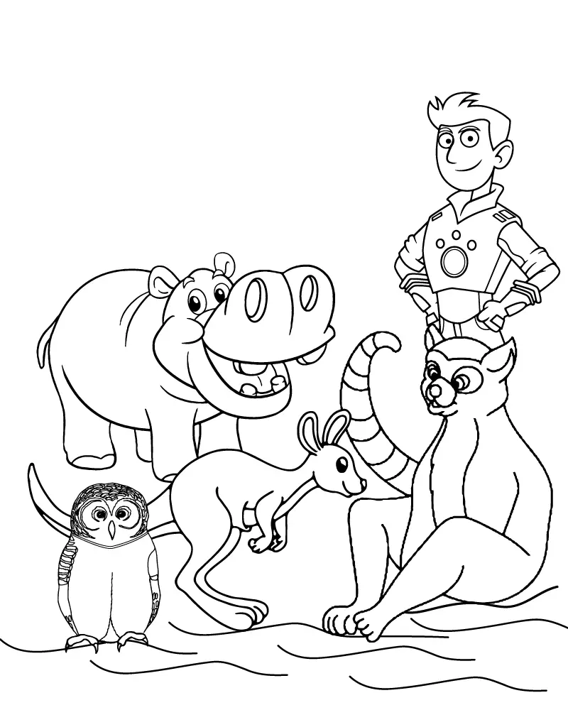 Zoboomafoo Para Colorir 20