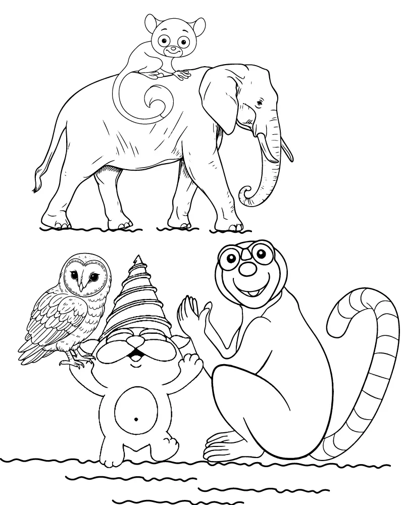 Zoboomafoo Para Colorir 4