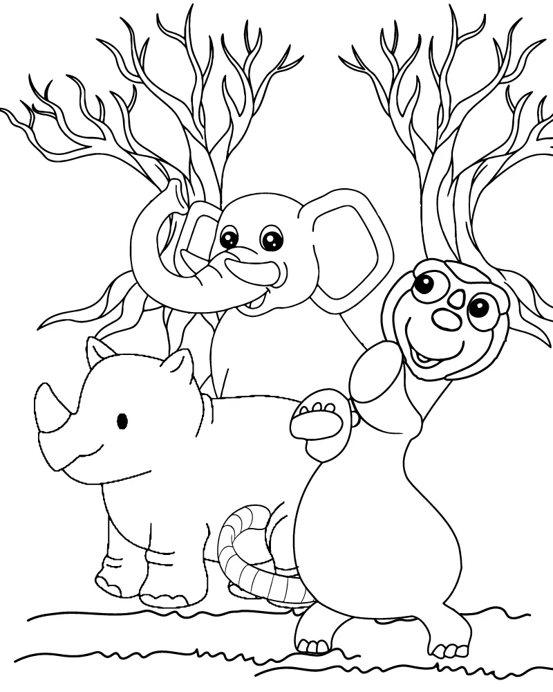 Zoboomafoo Para Colorir 5